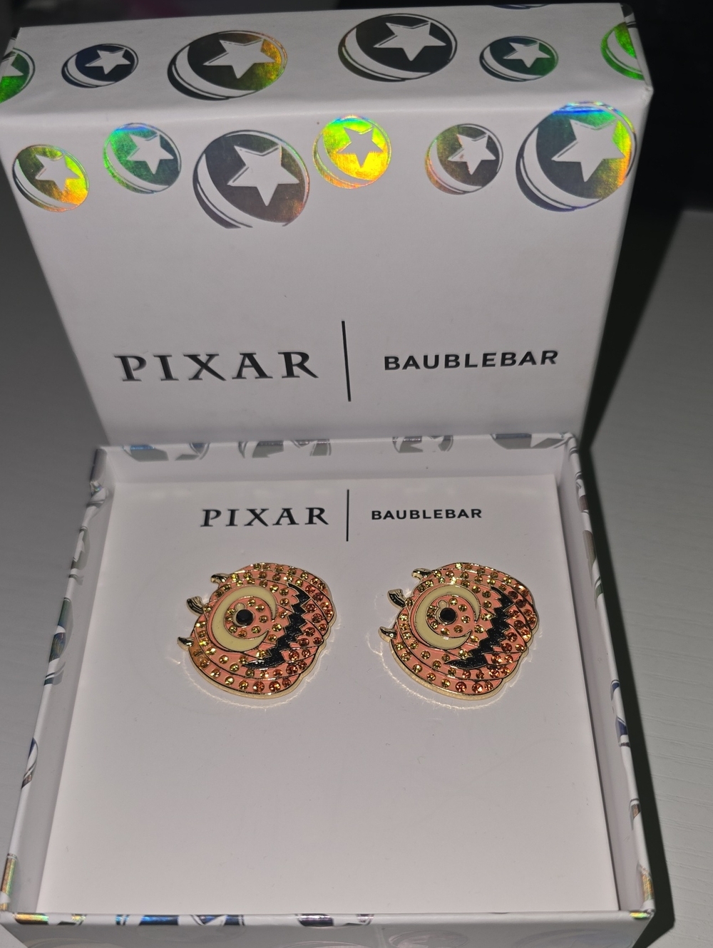 BaubleBar Mike Wazowski Stud Earrings